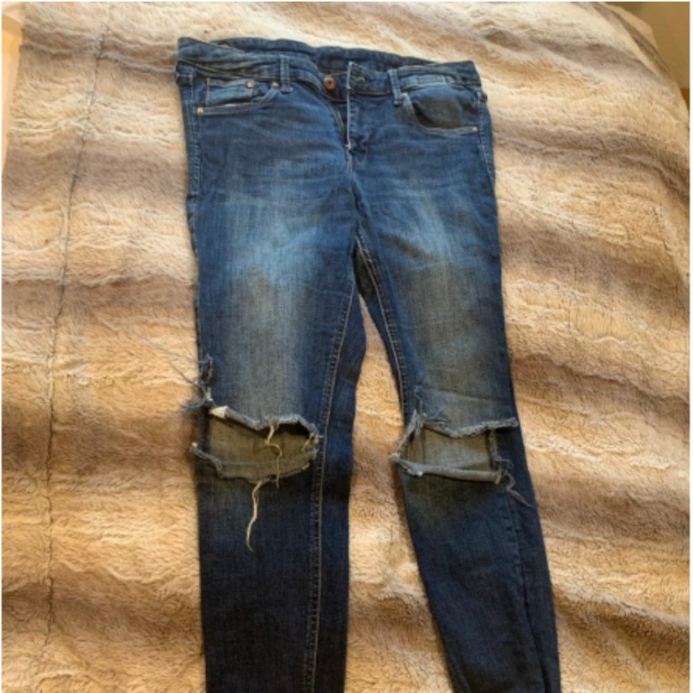 H&M Skinny Low Waist Ankle Jeans